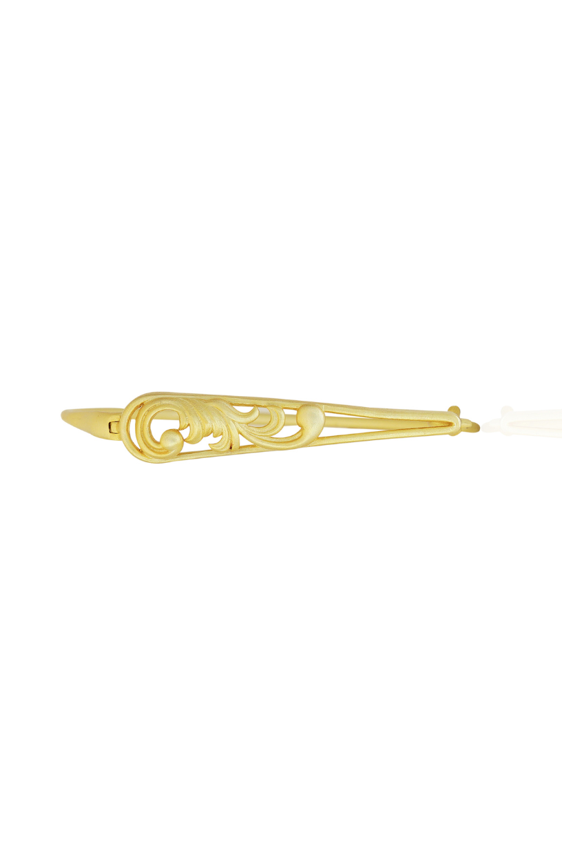 Gold Acanthus Openable Bangle
