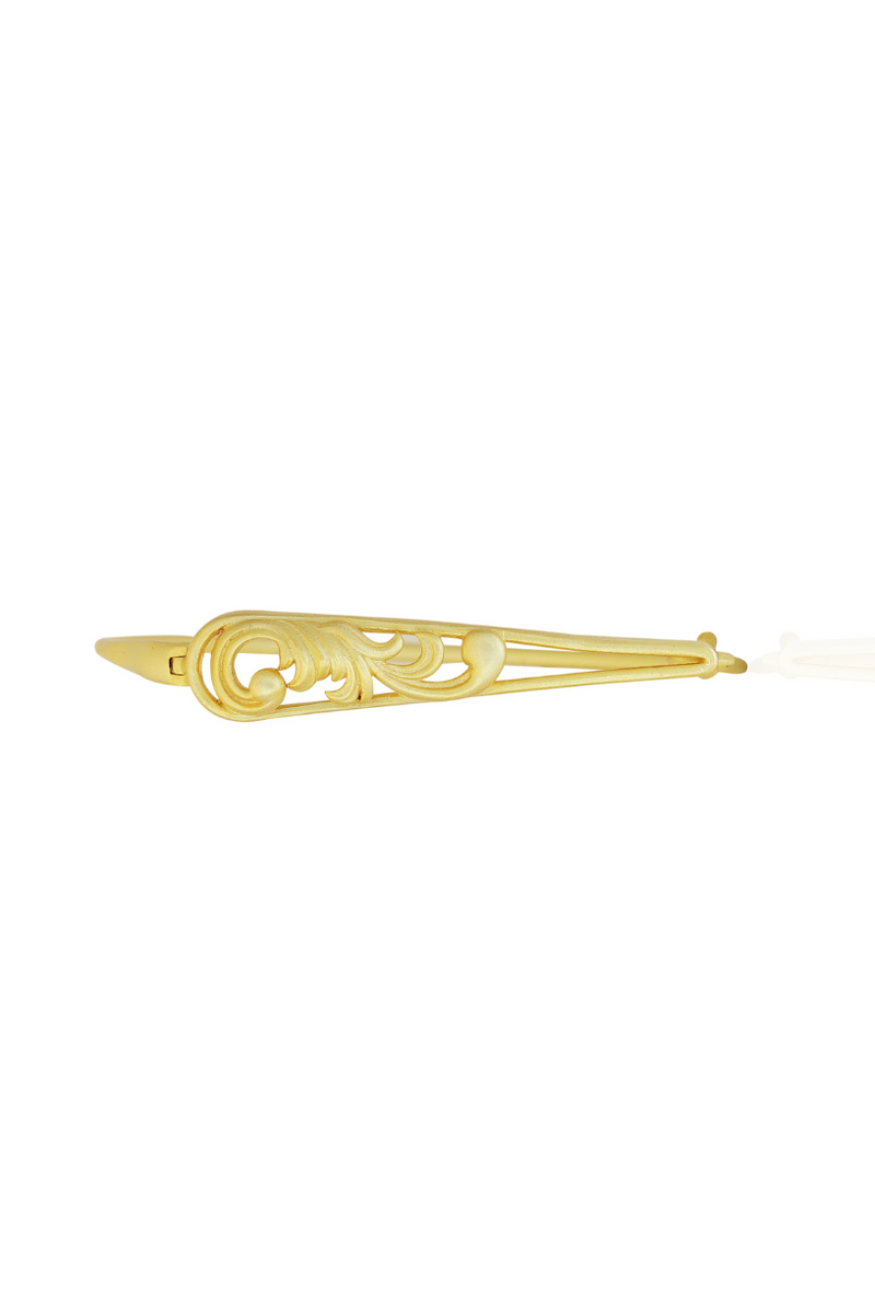 Gold Acanthus Openable Bangle