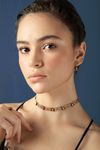 Baroque Minimal Filigree Choker Set