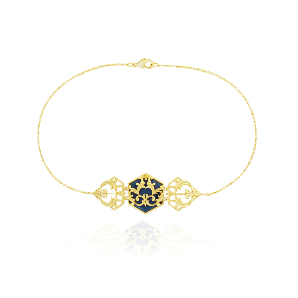 Blue Finesse Choker-StudioMelrosia,Uk,USA