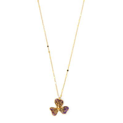     AMETHYST AND SMOKY FIORE NECKLACE-Melrosia,UK,USA
