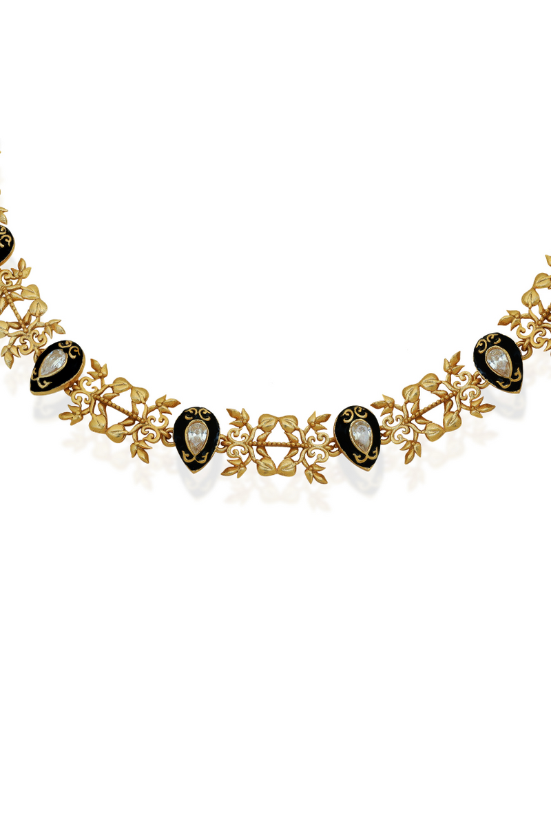 Minimal Baroque Filigree Choker