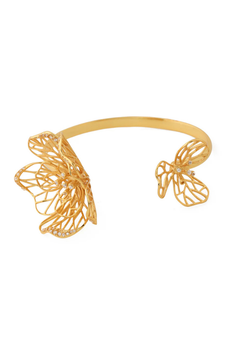 Gold Blossom Cuff