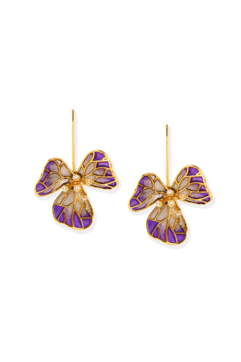 TINY FIORE EARRINGS-Melrosia,UK,Paris