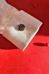 Gingham Enamel Cufflink