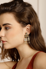 Buy-Gold-Brick-Earrings-Online-Collection-Uk,Spaion