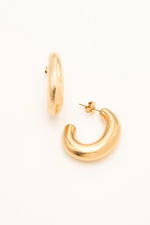 Oval Hoop Earrings