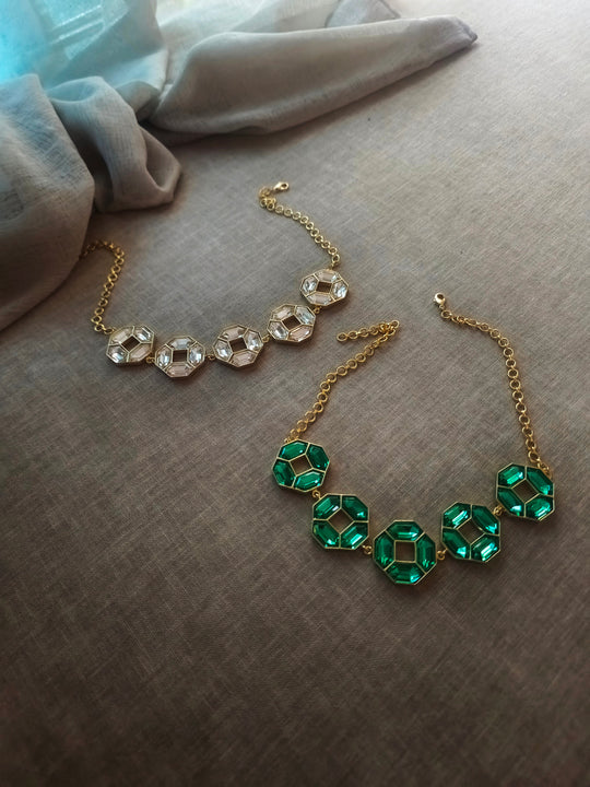 Emerald Cavana Necklace Set