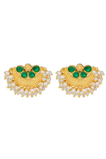 Chaand Green Studs 2 - Melrosia - UK - USA