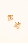 Clover Leaf Stud Earrings-Melrosia,UK,USA