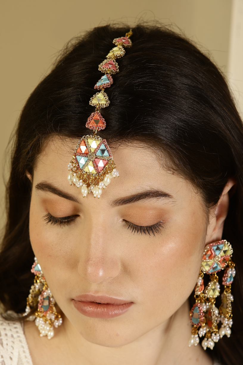 Colourful Ethnic Maang Tikka - Melrosia - UK - USA