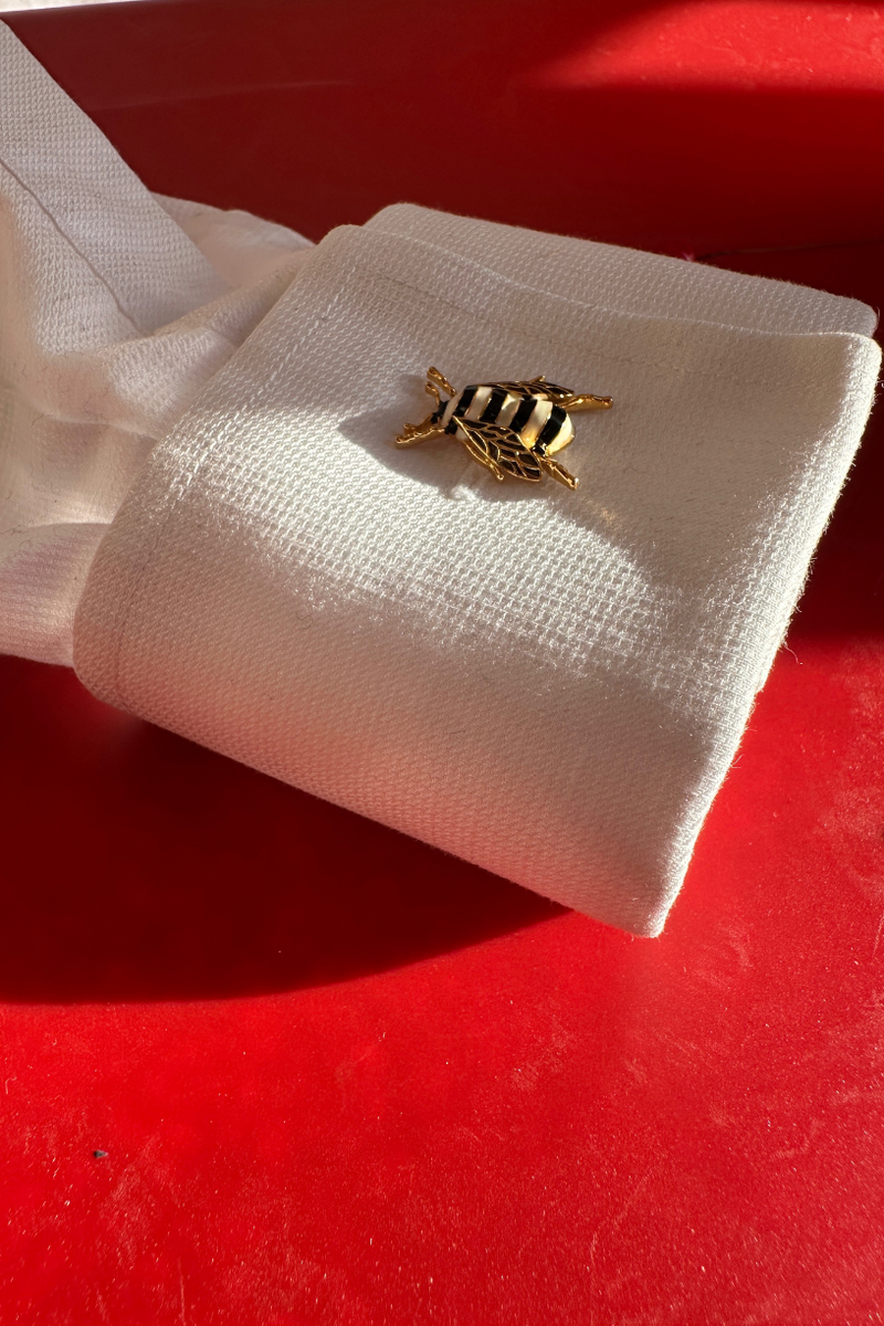 Bee Enamel Cufflinks