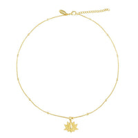 Lotus Pendant Necklace