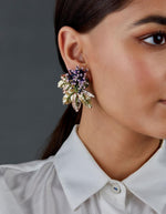 Embroidered Earrings-Melrosia,UK,Paris
