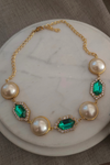 Emerald Statement Choker-Melrosia.UK,Paris