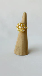 Sunshine Mini Gold Pearl Ring