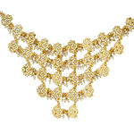Filigree Gold Necklace-Melroisa,UK,USA