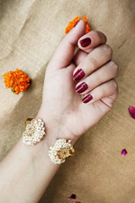 Filigree Pearl Open Bracelet 3 - Melrosia - UK - USA