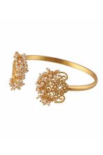 Filigree Pearl Open Bracelet 4 - Melrosia - UK - USA