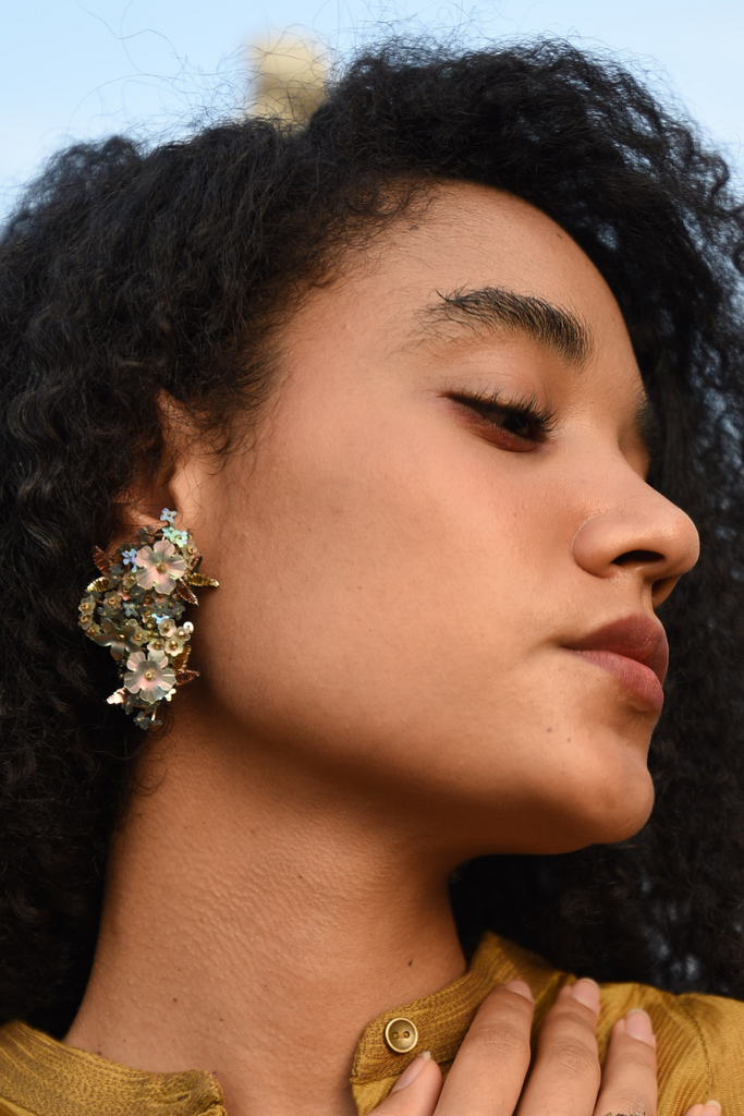 Floral Earrings-Melrosia,UK,USA