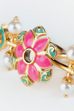 Floral Enamel Ring-Melrosia,UK,France