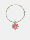 Shop Floral Pendant Necklace-Uk,USA-Melrosia