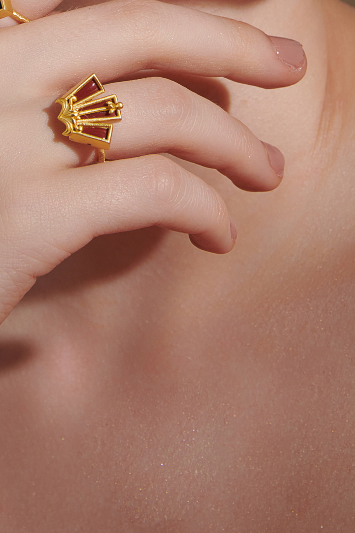 Garent Floral Ring-Studio Melrosia,Uk,France
