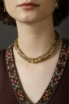    Gold Beaded Necklace-Melrosia.UK,USA