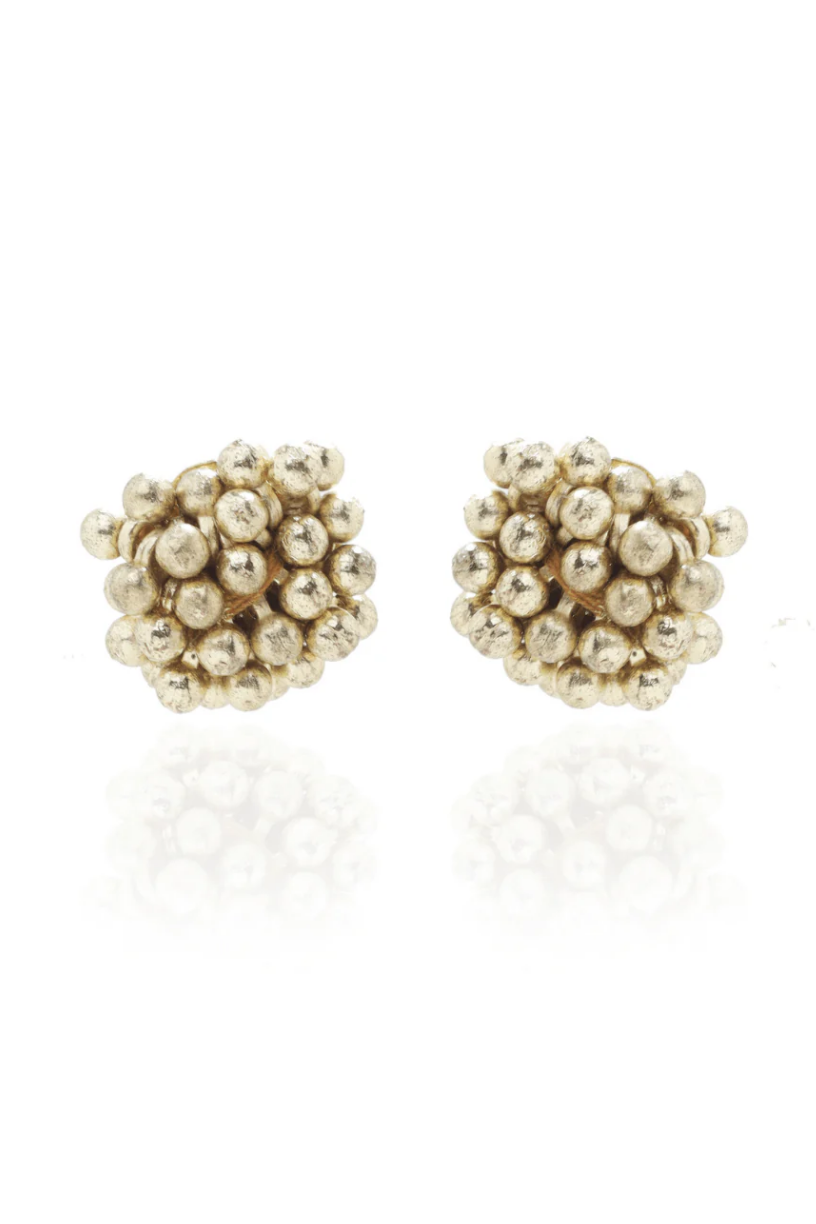 Gold Dot Stud Earrings - Melrosia - UK - USA