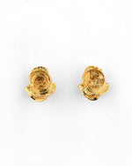 Gold Rosette Studs