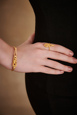 Gold Openable Bangle-Studio Melrosia,Uk,USA