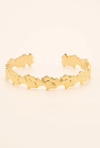 Half Petal Textured Bracelet-Melrosia,UK,USA