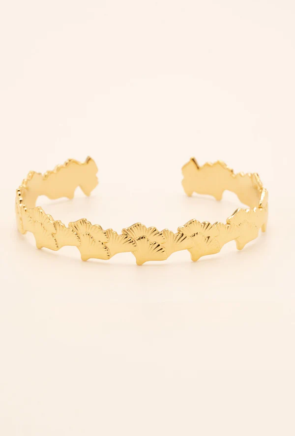 Half Petal Textured Bracelet-Melrosia,UK,USA