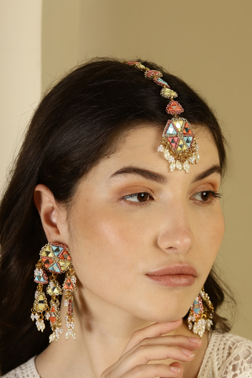 Colourful Ethnic Maang Tikka - Melrosia - UK - USA