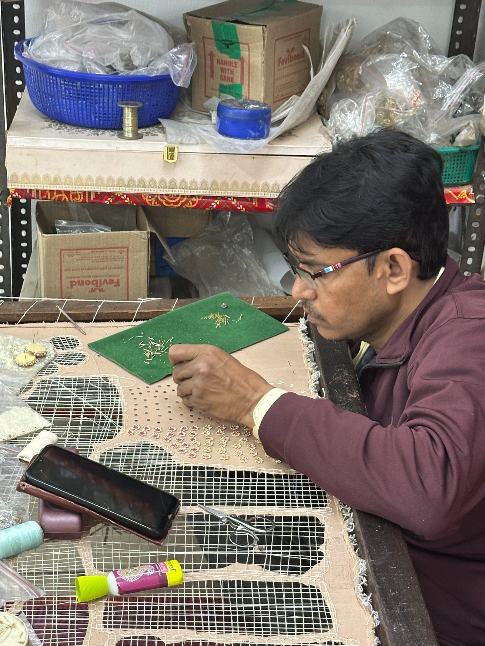 Heart Waterfall Earrings