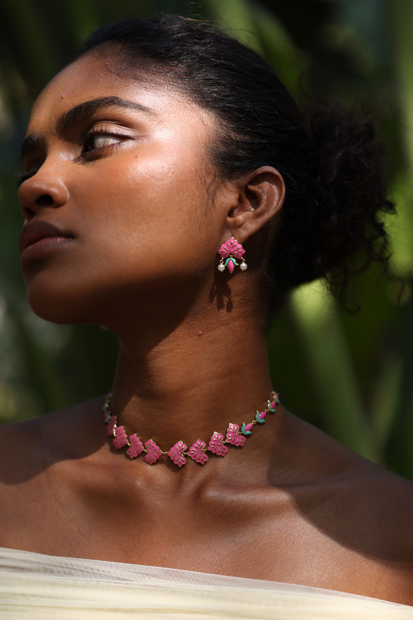 Jaipur Bloom Choker - Melrosia - UK - USA