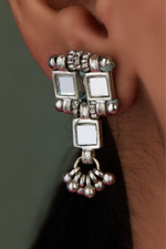 Latest-Collection-Online-Silver-Mirror-Earrings-Uk,france