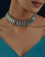 Latest-Design-Buy-Silver-Qabeela-MIrror-Choker-Uk,Spain
