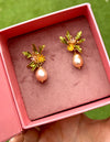 Latest-Design-Collection-Flower-Burst-Pearl-Studs-UK,Spain