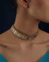 Latest-Design-Collection-Gold-Mirror-Qabeela-Necklace-Uk,Spain