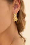 Wavy Textured Hoop Earrings