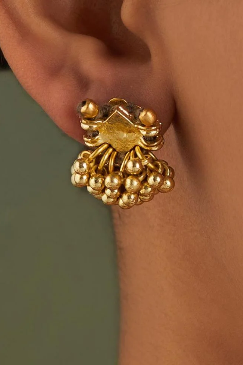 Mini Gold Drop Earrings 1 - Melrosia - UK - USA