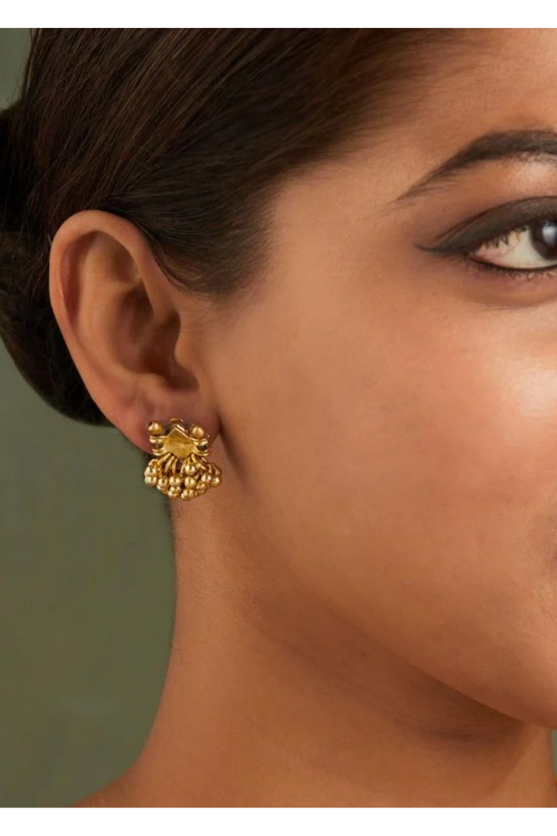 Mini Gold Drop Earrings 2 - Melrosia - UK - USA