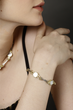 Mirror Gold Bracelet-Melrosia,Uk,Paris