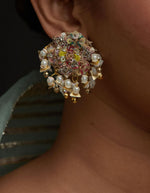 Multi-color Floral Studs-Melrosia,UK,Paris