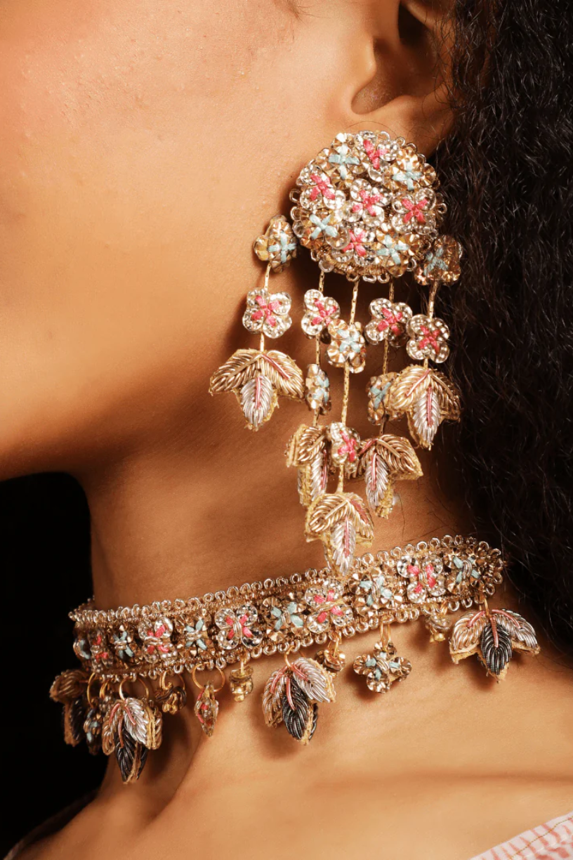 Multicolored Dangle Earring - Melrosia - UK - USA