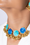 New-Collection-Design-Blue-Carnival-choker-Uk,Paris