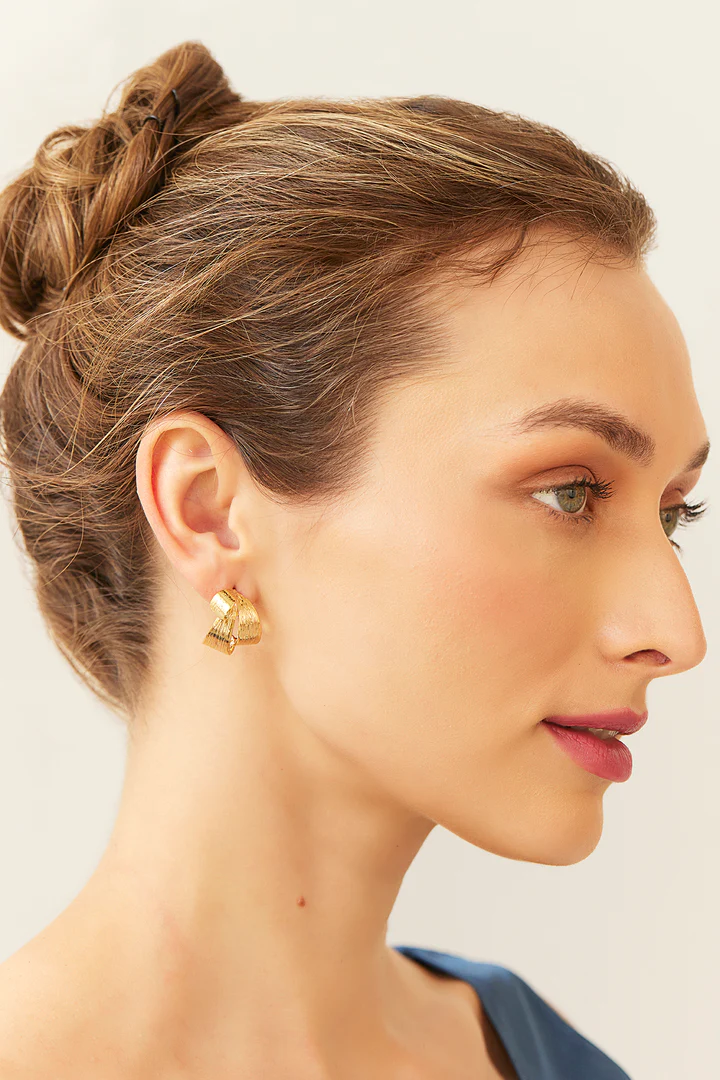 New-Design-Online-Chrysanthemum-Gold-Stud-Earrings-Uk,USA