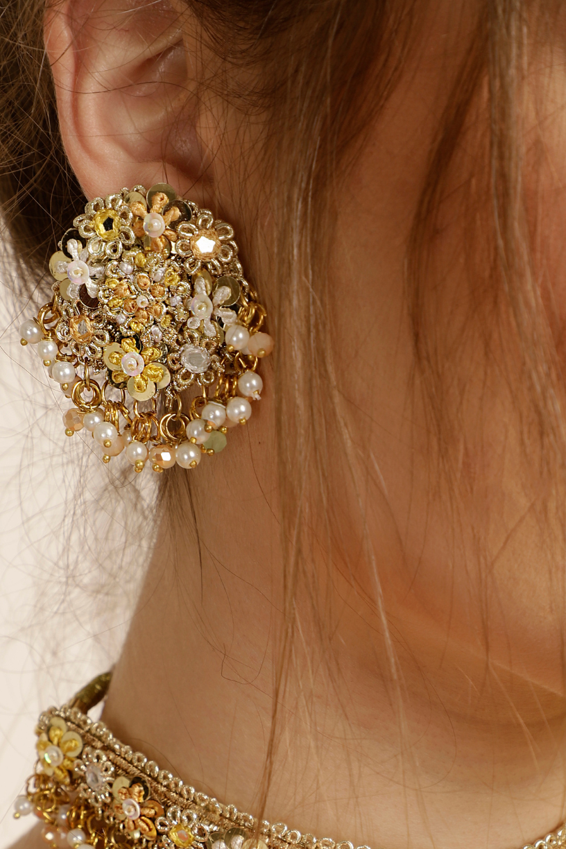 New-Design-Online-Embroidered-Earrings-UK,Paris