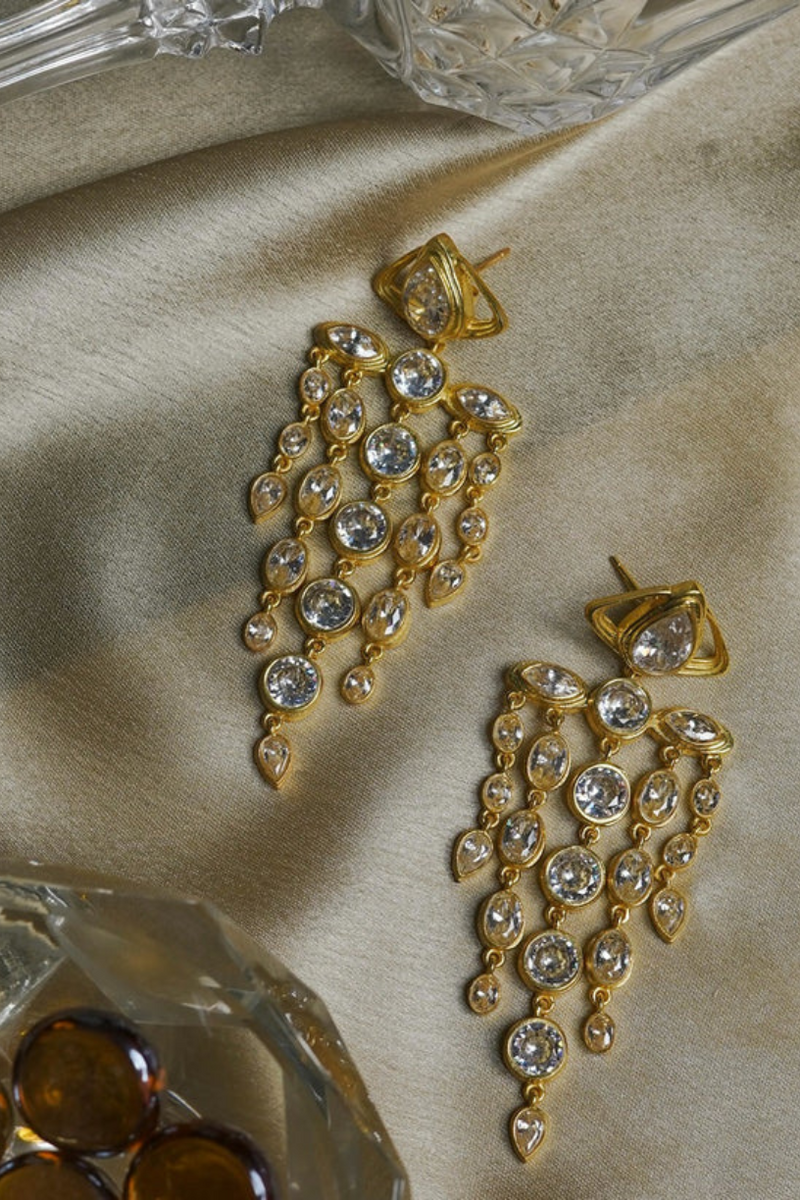 Glitz Crystal Statement Earrings